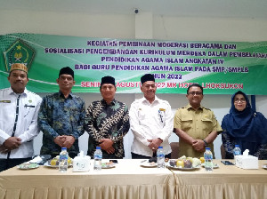 Kemenag Aceh Bekali Guru PAI Paham Moderasi Beragama dan Kurikulum Merdeka