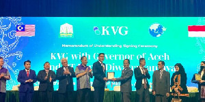 Perusahaan Malaysia KVG Teken Kerja Sama dengan Pemerintah Aceh