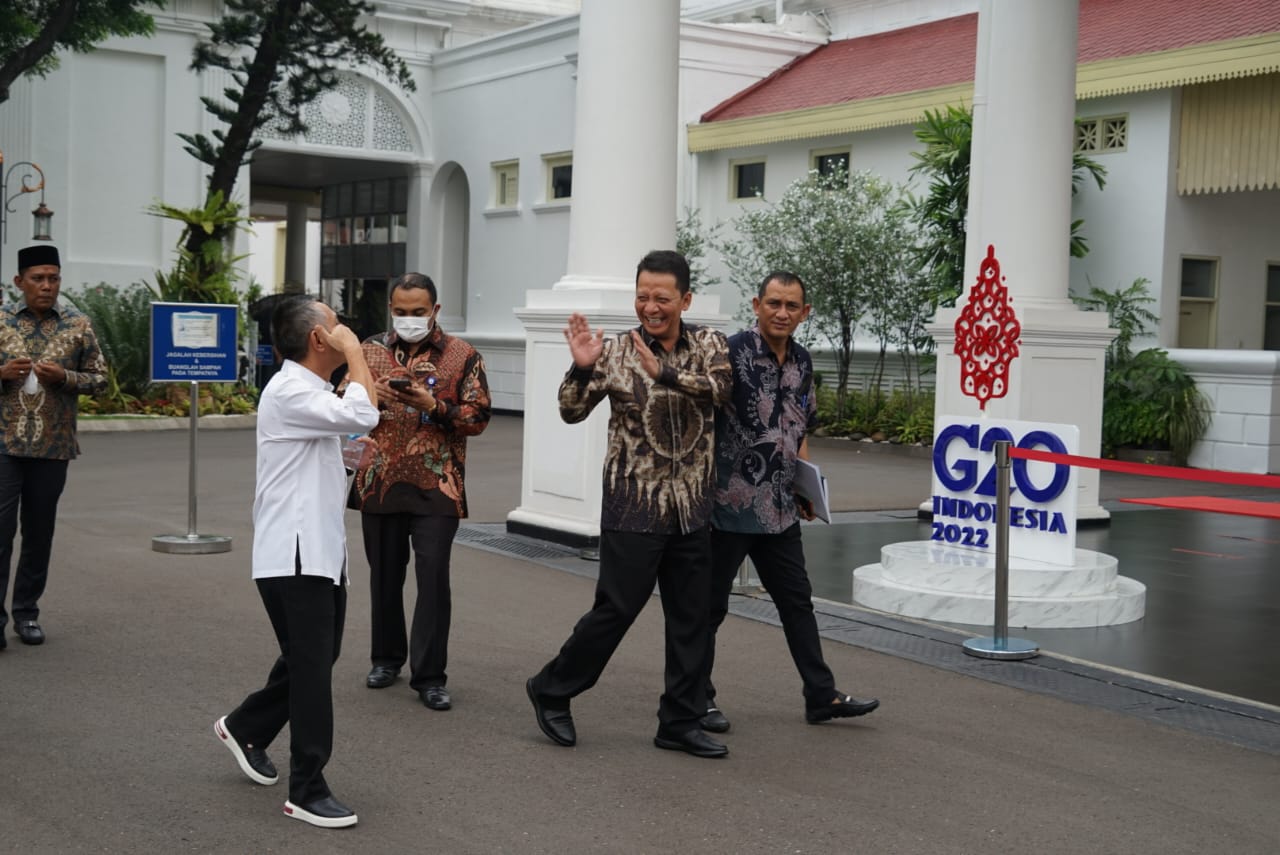 Saat Beraudiensi dengan Jokowi, Achmad Marzuki Paparkan Sejumlah Isu di Aceh