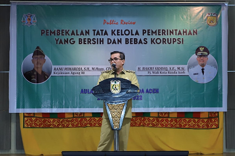 Pj Wali Kota Banda Aceh Berkomitmen Terapkan Good and Clean Governance