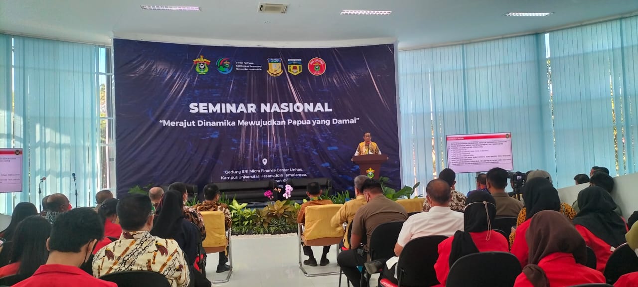 Unhas Gelar Seminar Nasional, Bicara Dinamika dan Cara Mewujudkan Perdamaian di Papua