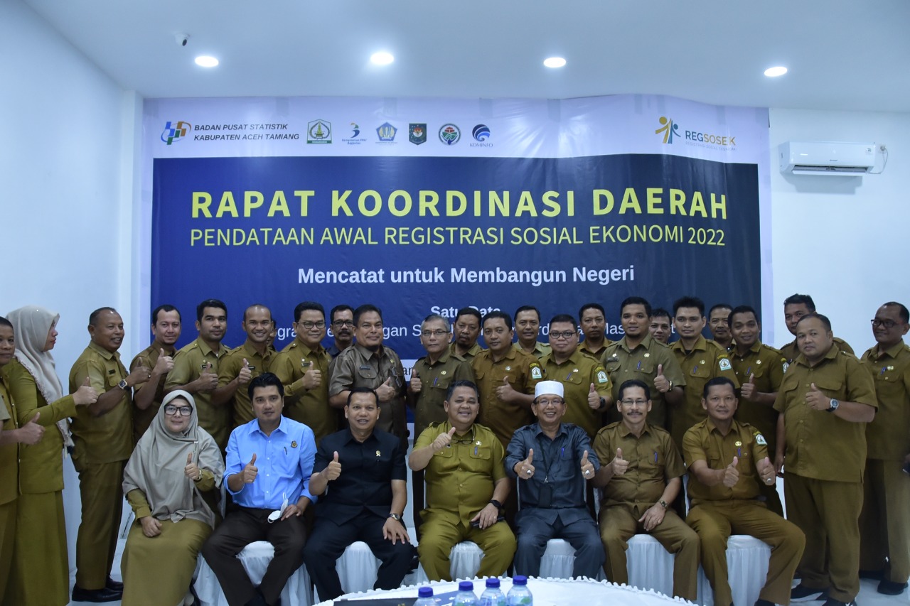 BPS Aceh Tamiang Gelar Rakorda Pendataan Awal Regsosek 2022