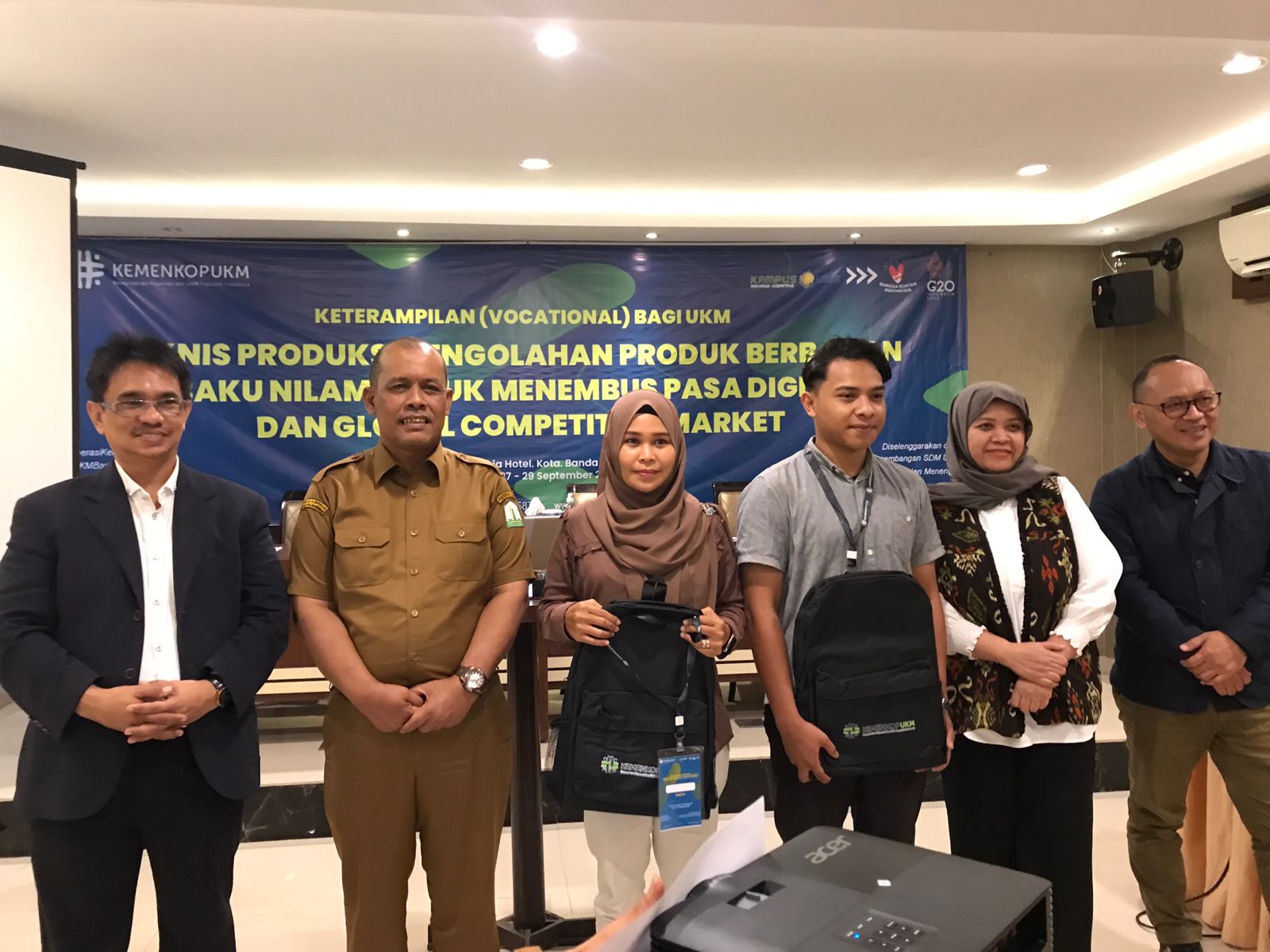Gelar Pelatihan Vocational di Aceh, Kemenkop UKM RI Targetkan Orientasi Ekspor 17 Persen di Tahun 2024