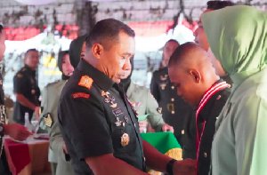 Tutup Diktama 2022, Pangdam IM Lantik Tamtama TNI AD Gelombang I