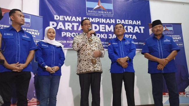 Anies Baswedan Hadiri HUT Demokrat ke-21 di Jakarta: Siap untuk 2024?