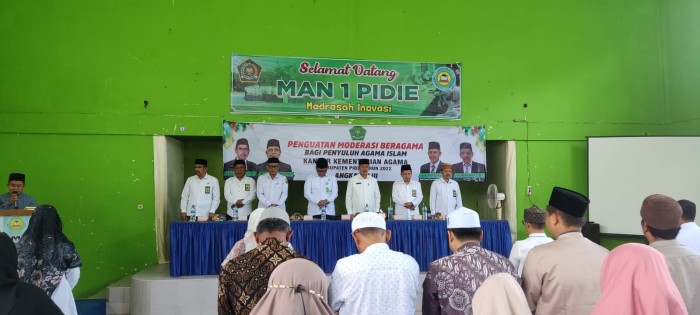 Kemenag Aceh Buka Acara Moderasi Beragama di Sigli