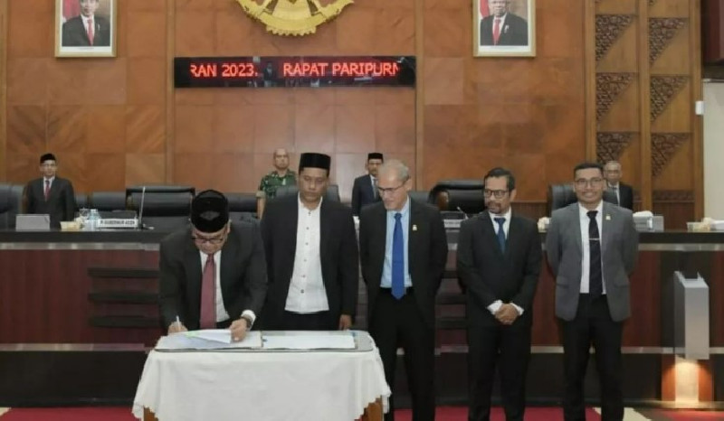 Pemerintah Aceh dan DPRA Tandatangani Nota Kesepakatan Perubahan KUA-PPAS 2022