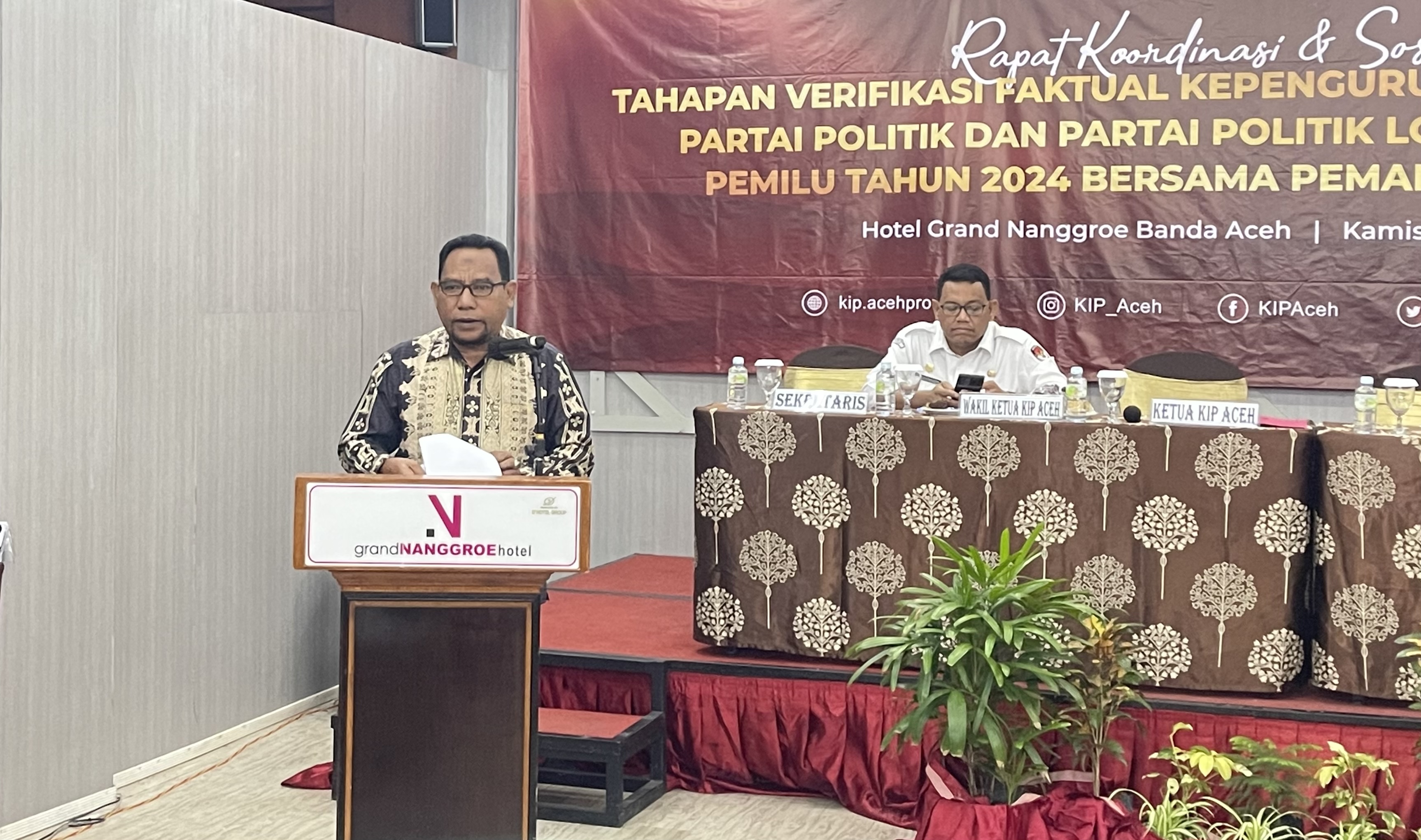 KIP Aceh Gelar Rakor Tahapan Verifikasi Faktual Bersama Pemangku Kepentingan