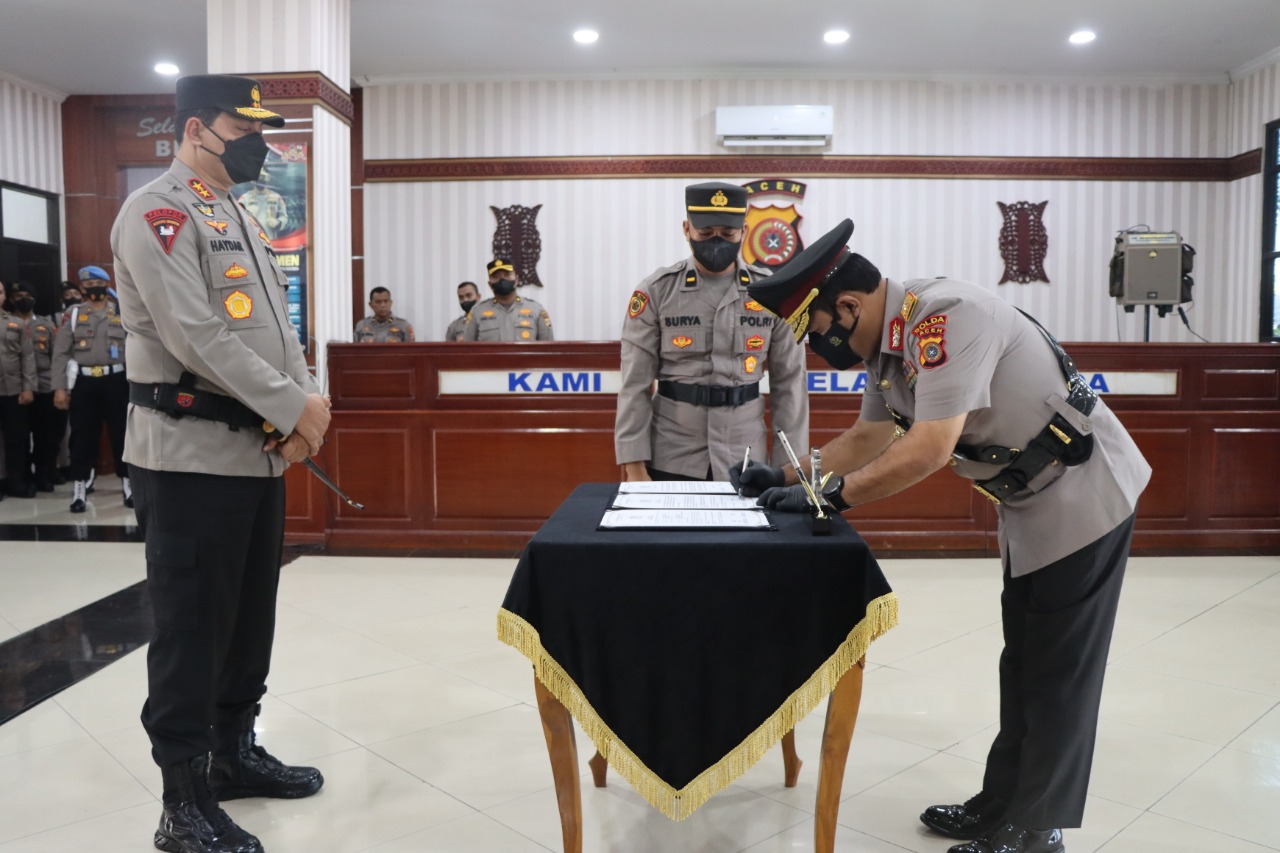 Brigjen Pol Syamsul Bahri Resmi Dilantik Sebagai Wakapolda Aceh
