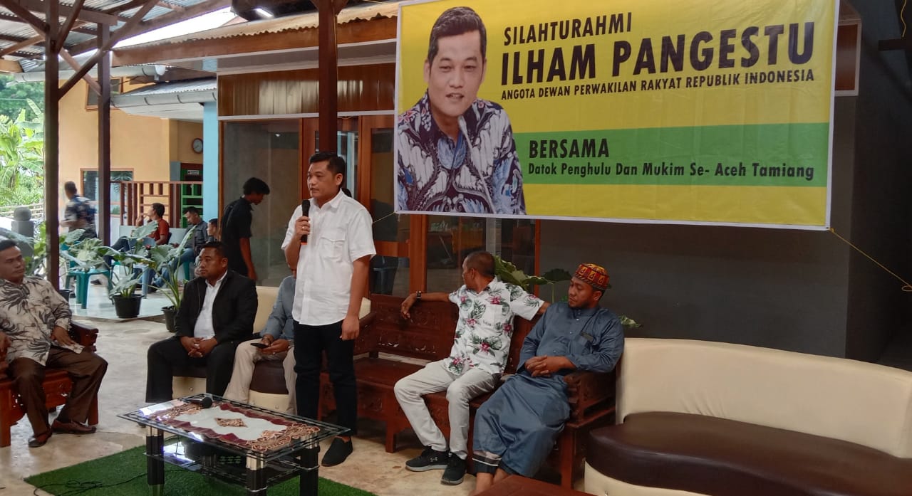 Silaturahmi dengan Datok dan Mukim se-Aceh Tamiang, Ilham Pangestu Terus Serap Aspirasi Masyarakat