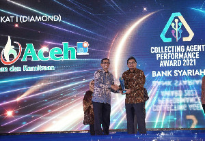 Optimalkan Penerimaan Negara, Bank Aceh Raih Peringkat 1 Collecting Agent Performance Award