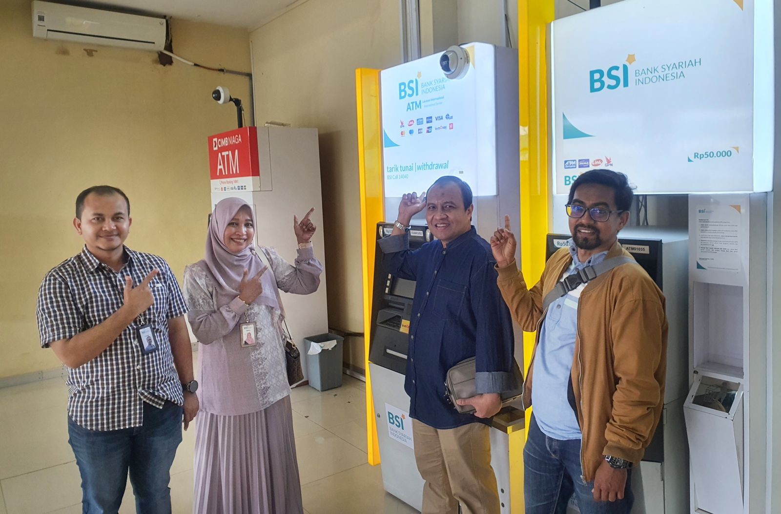 Tingkatkan Kualitas Layanan, BSI Upgrade ATM di Aceh