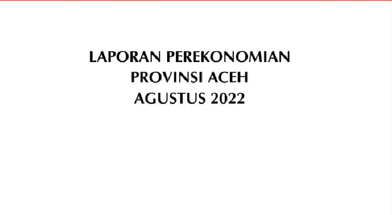 Tingkat Pengangguran Terbuka di Aceh Menurun pada Agustus 2022