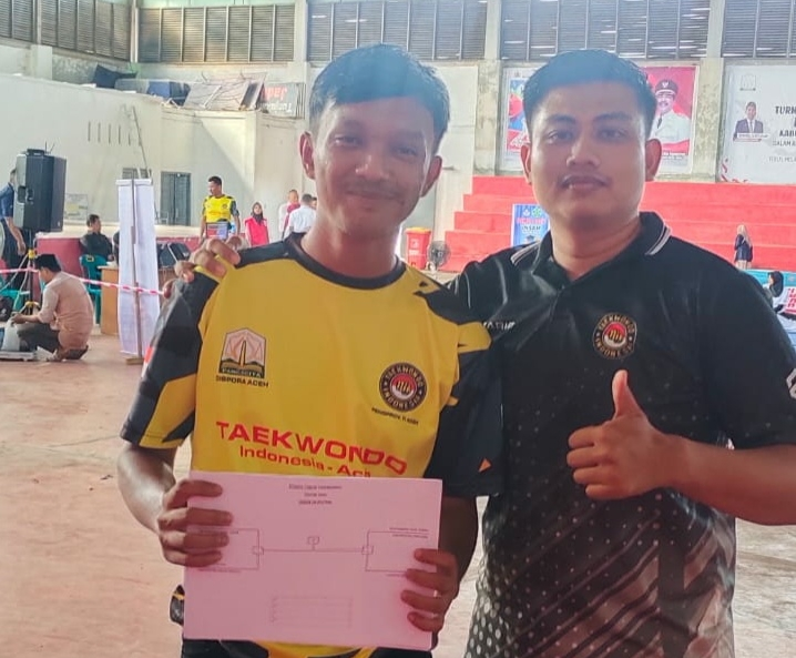 Atlet Taekwondo STIM Banda Aceh Raih Medali Emas di POMDA Langsa