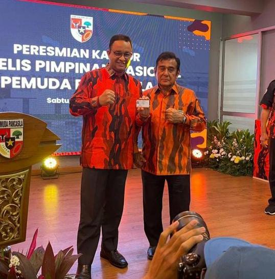 Terang-terangan, Ketua MPN Pemuda Pancasila Ajak Anggota Pilih Anies Baswedan di Pilpres 2024