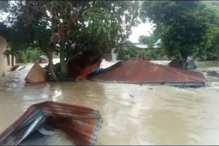 Empat Rumah Rusak Berat Akibat Banjir di Aceh Utara
