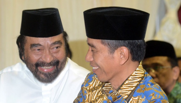 Surya Paloh Angkat Bicara Soal Narasi Jokowi Enggan Peluk Dirinya di HUT Golkar