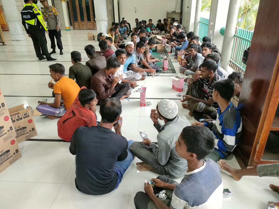 110 Warga Rohingya Terdampar di Aceh Utara, Ini Langkah Kemenkumham Aceh