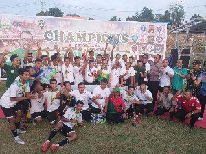 Ranjau FC Juara Kejuaraan Sepakbola Antar Pemuda Pidie dan Pidie Jaya
