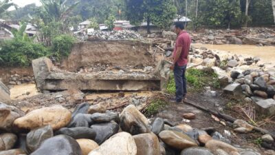 Jembatan Ambruk Akibat Banjir Bandang di Aceh Tenggara Masih Belum Pulih, PUPR Upayakan Perbaikan