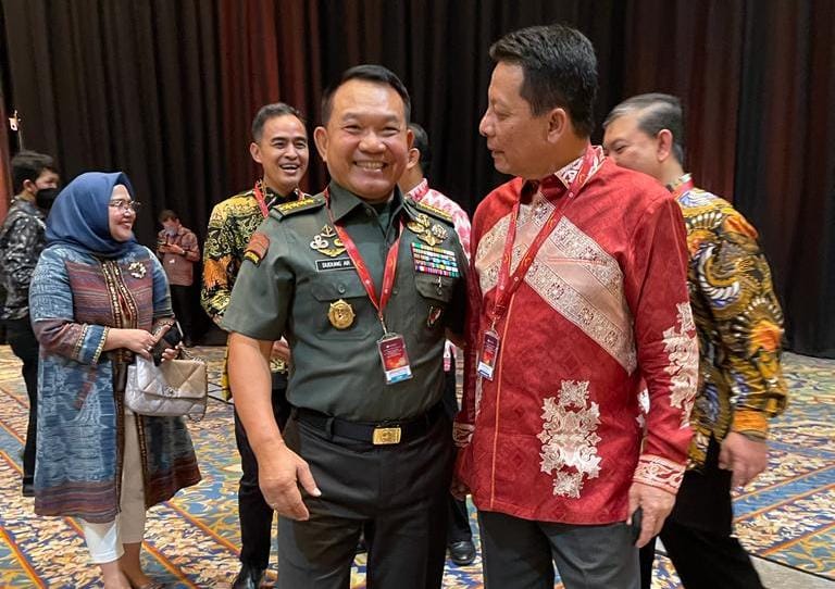 Achmad Marzuki Hadiri Pertemuan Tahunan Bank Indonesia, Ikut Ketemu KSAD Jenderal TNI