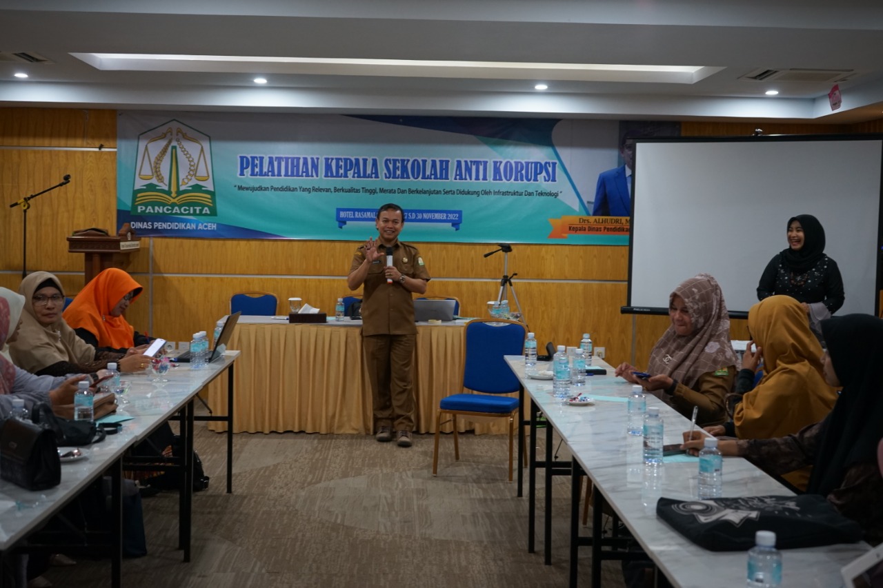 Gelar Sekolah Antikorupsi, Kadisdik Aceh Sebut untuk Pembenahan Atasi Masalah Korupsi