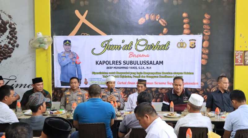 Polres Jajaran Polda Aceh Gelar Jumat Curhat untuk Tampung Keluhan Masyarakat