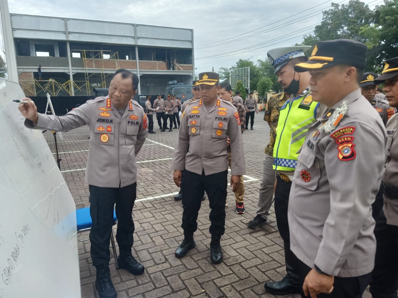 Polresta Banda Aceh Gelar Apel Persiapan Pengamanan Kunker Anies Baswedan