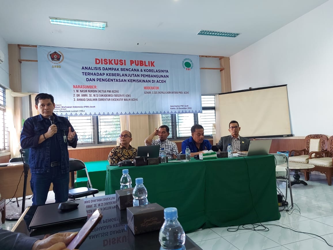 PWI-YEL Gelar Diskusi Publik, Akademisi Sebut Daya Ungkit Ekonomi Aceh Lemah