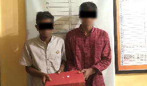 Transaksi Sabu di Depan WC Umum, Dua Pemuda di Pidie Ditangkap Polisi