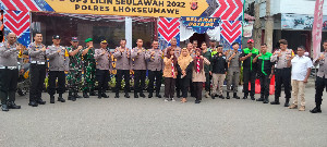 Tim Audit Itwasda Polda Aceh Kunjungi Pos Pam Ops Lilin Seulawah di Lhokseumawe