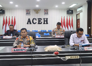 Karoops Polda Aceh Ikuti Sosialisasi Aturan Pengamanan Kompetisi Olahraga