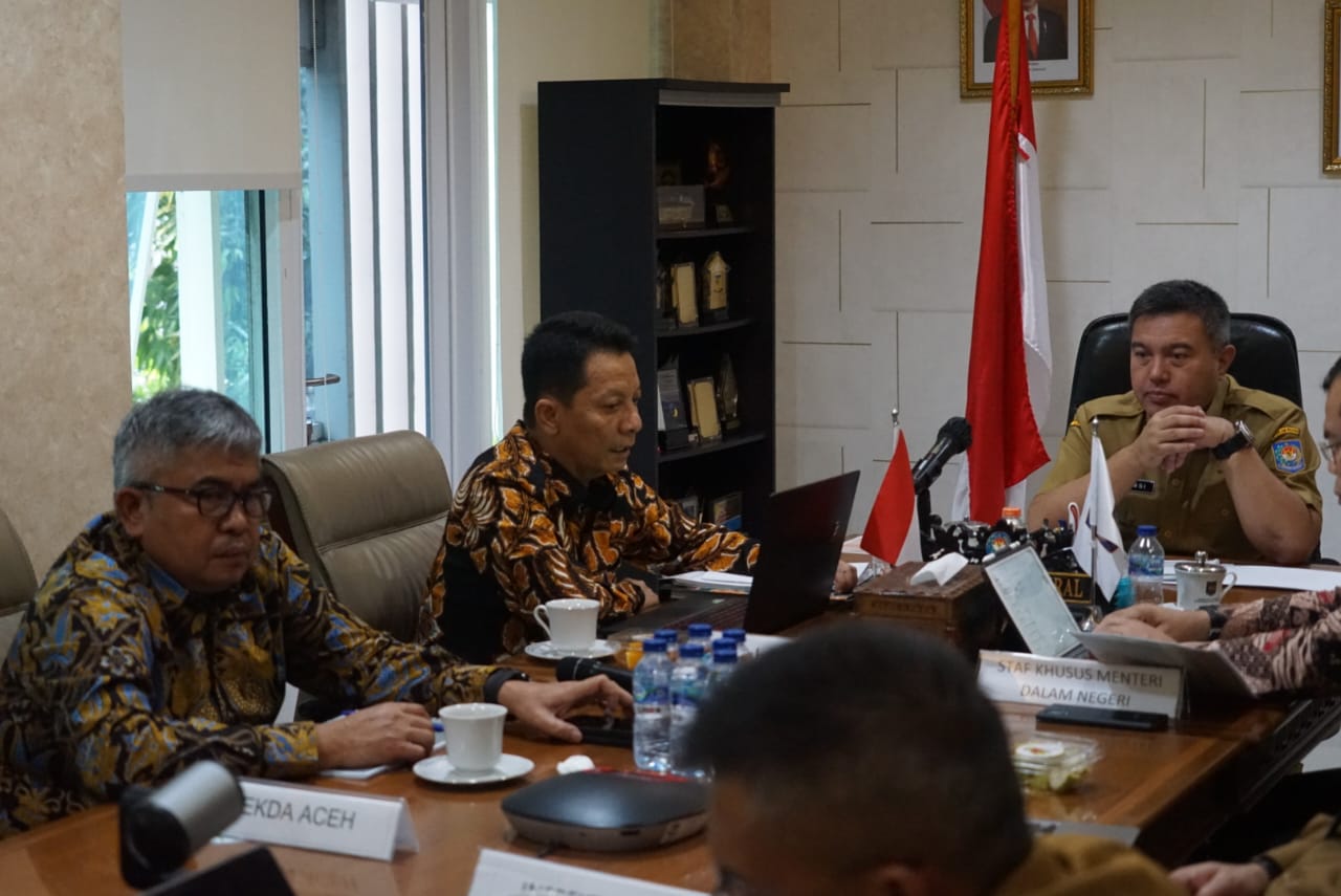 Achmad Marzuki Lapor Pertanggungjawaban ke Kemendagri, Ini Kegiatan Pemerintah Aceh