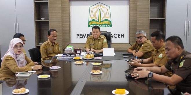 Pj Gubernur Aceh Ikuti Rakor Rutin Pengendalian Inflasi Daerah Bersama Mendagri