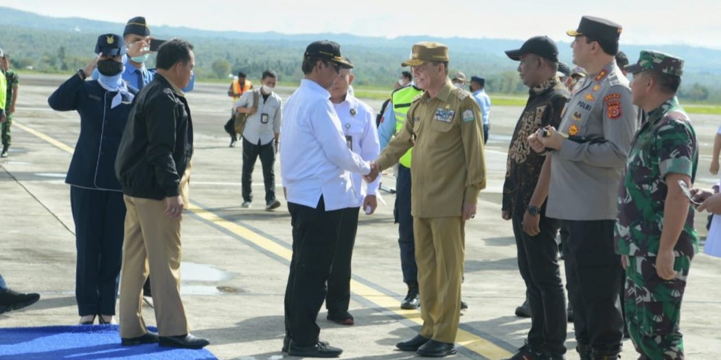 Pj Gubernur Aceh Sambut Kedatangan Menko Polhukam dan Mendagri