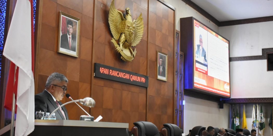 Pemerintah Aceh Sampaikan Pendapat Akhir Raqan Prolega Prioritas 2022