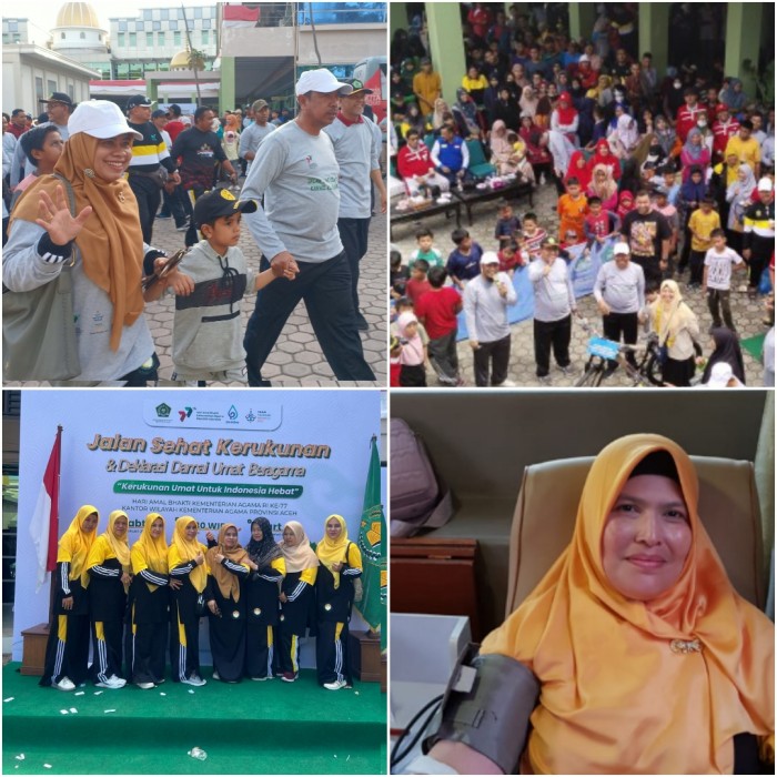 DWP Kanwil Kemenag Aceh Ikut Sukseskan Deklarasi Damai Umat Beragama dan JSK