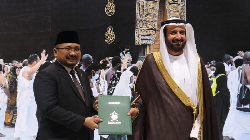 Terima MoU Kuota Haji 2023 dari Menteri Haji Saudi, Menag: Segera Lakukan Persiapan