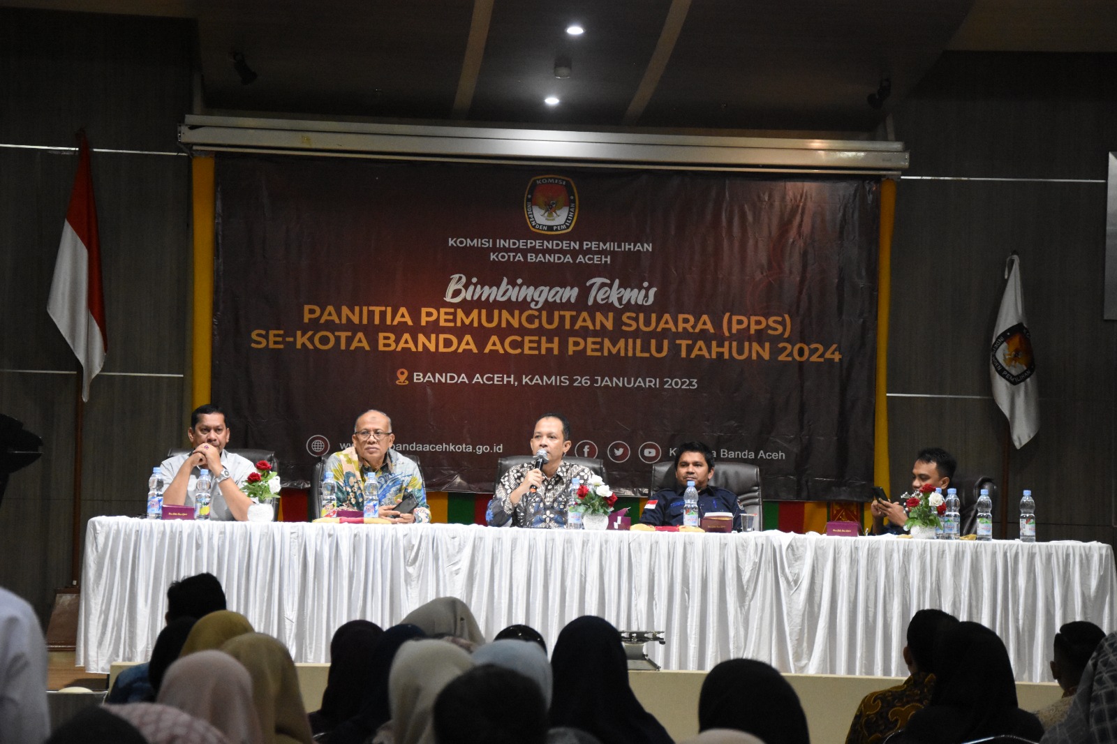 270 Anggota PPS Kota Banda Aceh Dilatih Pemahaman Pemilu 2024
