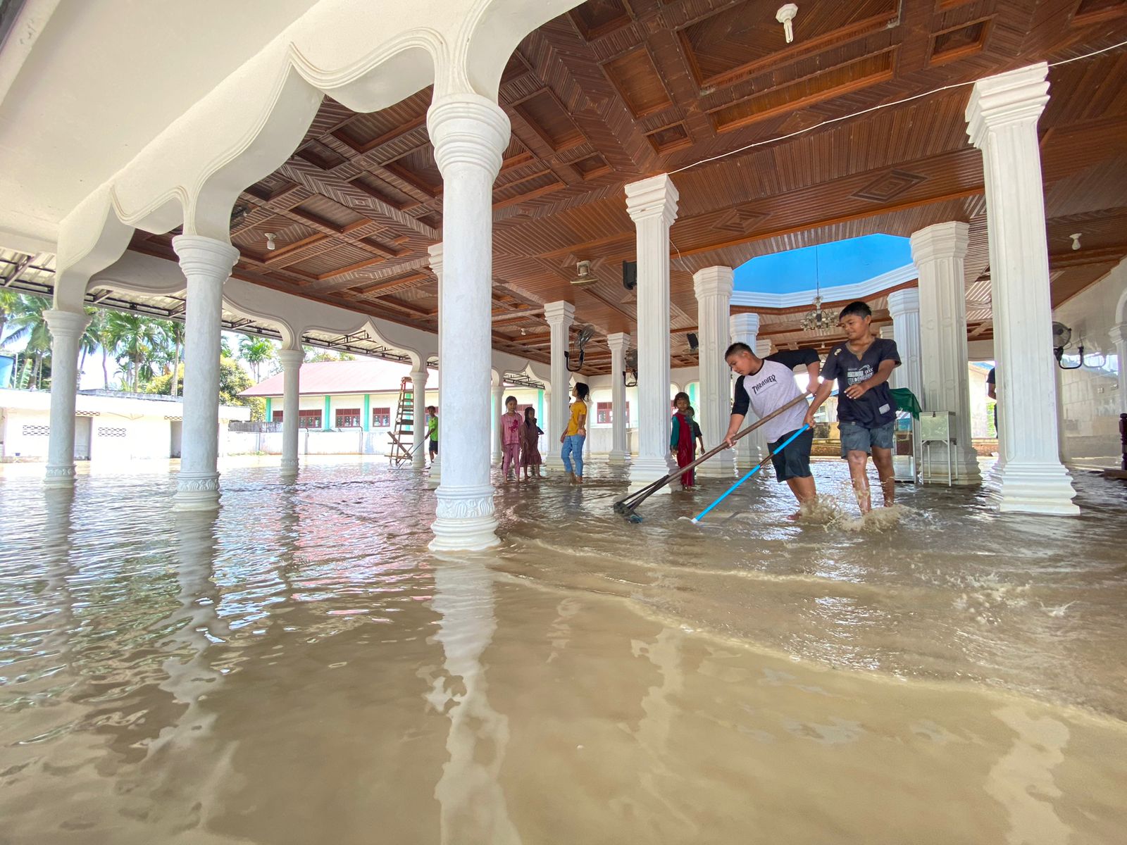 Tanggul Jebol, Aceh Utara Kembali dilanda Banjir