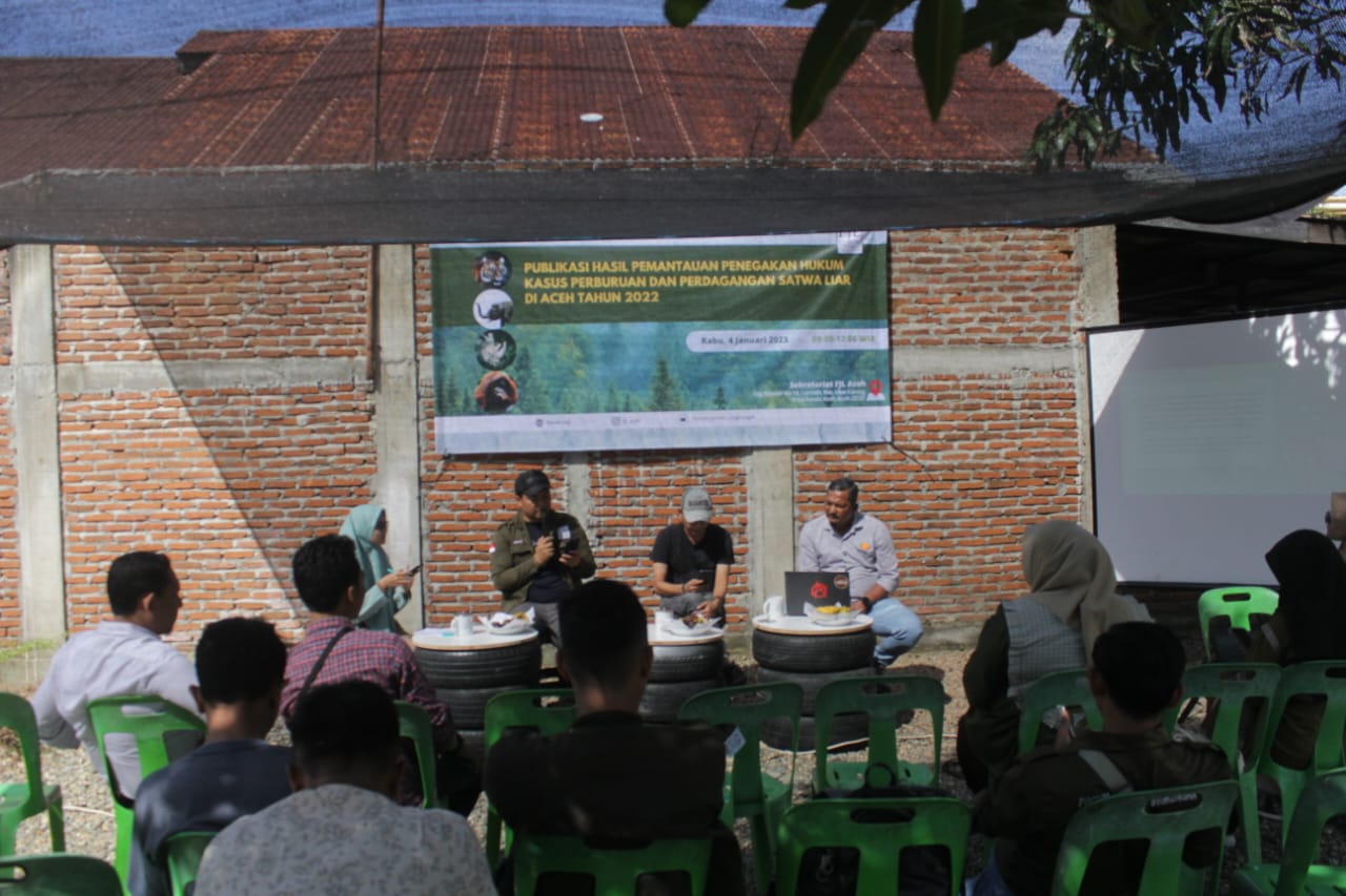 Catatan FJL Aceh: Ada 13 Kasus Perdagangan dan Kematian Satwa Lindung Selama 2022