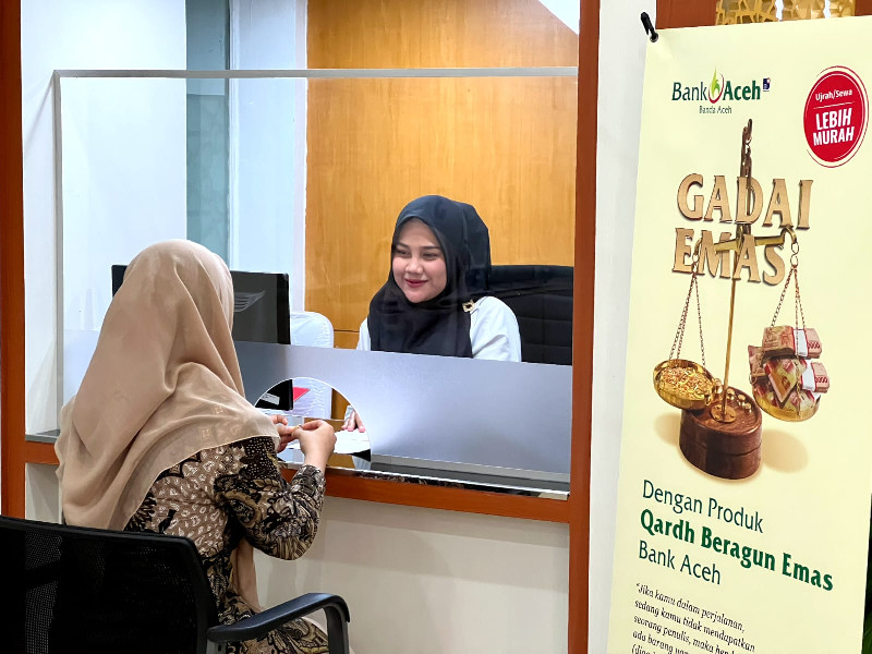 KEPO Gadai Emas Bank Aceh: Ujrah Rp4.500, Bebas Biaya Administrasi dan Souvenir