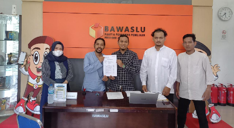 Nazar Apache Laporkan KIP Aceh ke Panwaslih Aceh