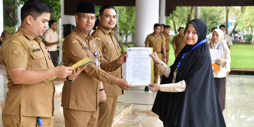 462 Tenaga Kontrak Setda Aceh Terima SK
