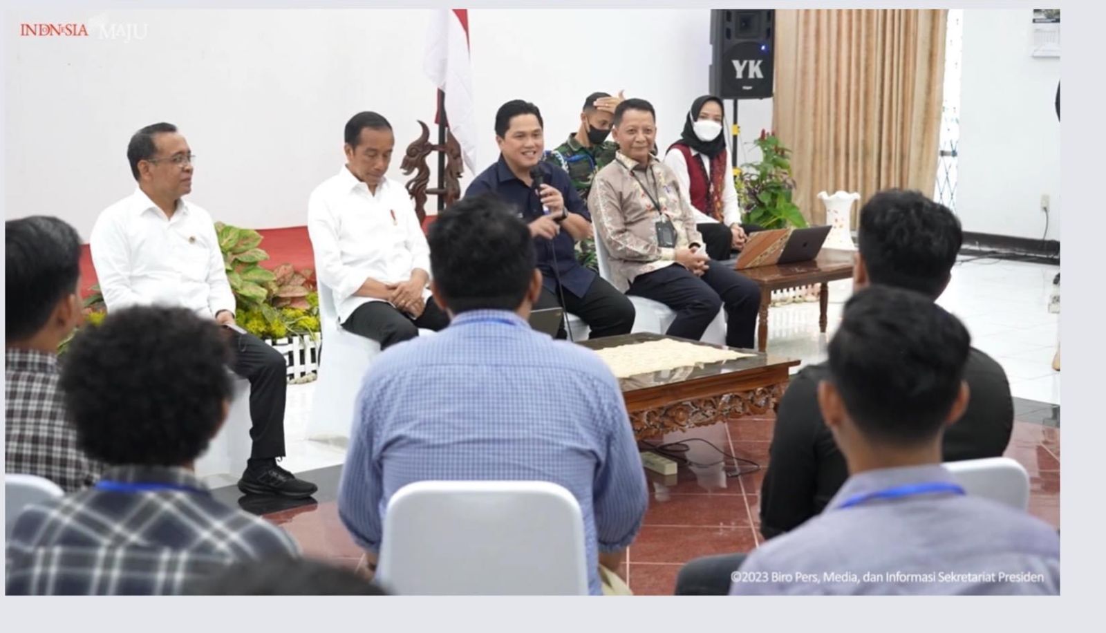 Berdialog dengan Presiden, Ini Permintaan Mahasiswa di Lhokseumawe ke Jokowi
