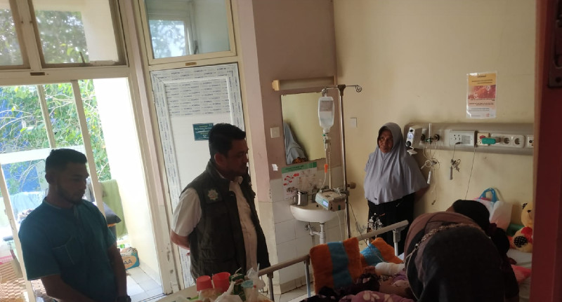 Lewat BaGAH, Keluarga Balita Korban Kebakaran di Aceh Timur Terima Tali Asih BMA
