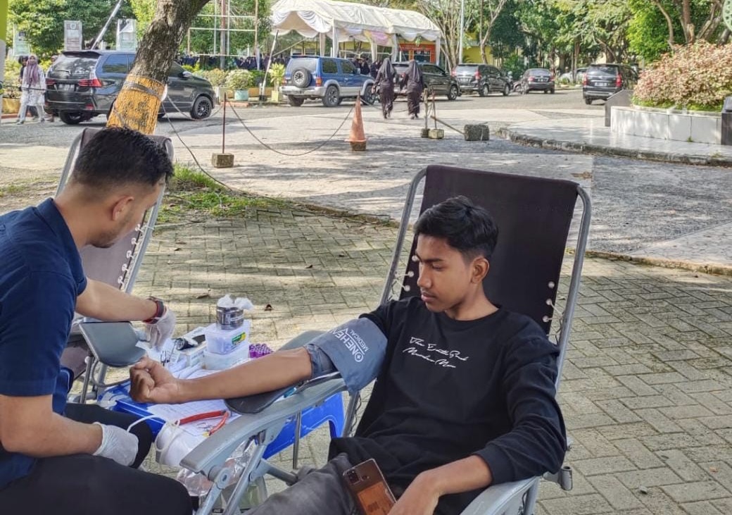 SMKN 1, 2 dan 3 Kota Banda Aceh Gelar Donor Darah Massal