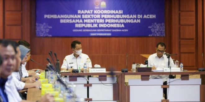 Pemerintah Aceh Gelar Rakor Perhubungan Bersama Menhub, Ini Kata Pj Gubernur Aceh