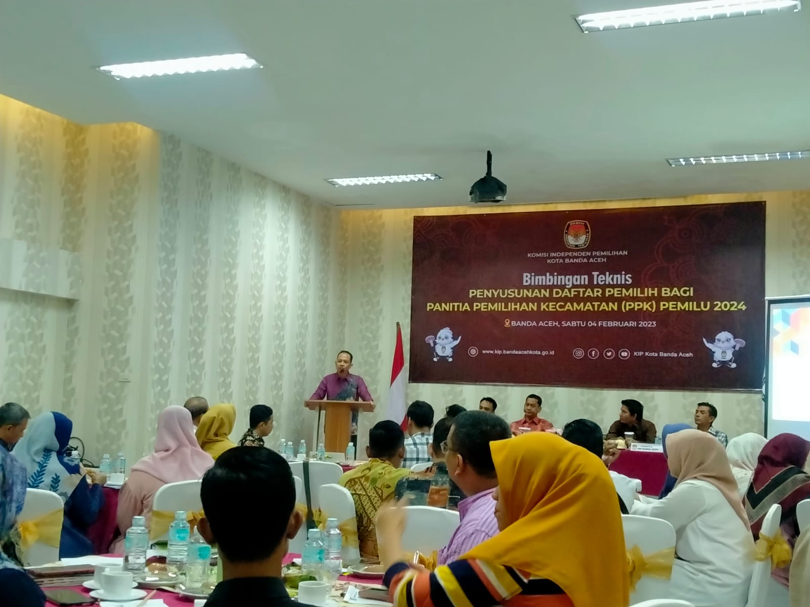 KIP Banda Aceh Gelar Bimtek Coklit Pemilu 2024