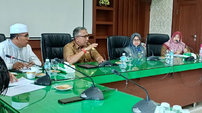 Pj Ketua TP-PKK Aceh Besar Pimpin Rakor Pengajuan Dispensasi Nikah Dini